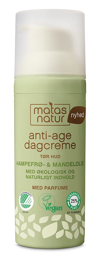 Matas Natur Hampefrø- & Mandelolie Anti-Age Dagcreme 50 ml
