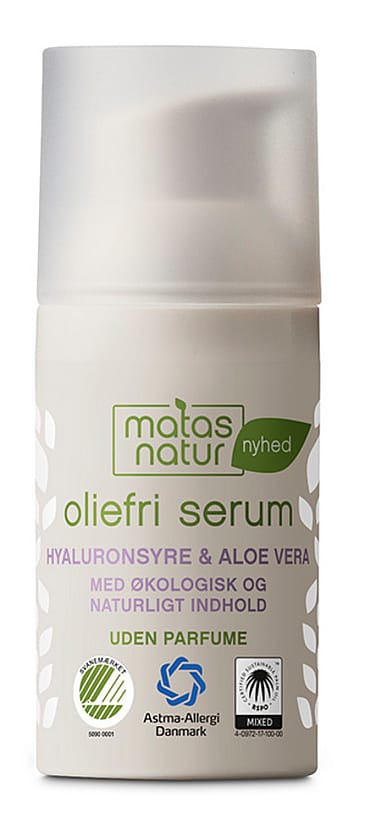 Matas Natur Hyaluronsyre & Aloe Vera Oliefri Serum 30 ml