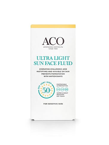 ACO Sun Face Ultra Light Fluid SPF 50 40 ml