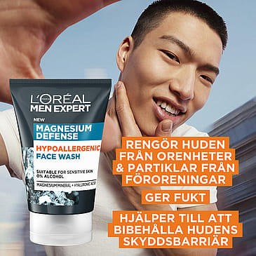 L'Oréal Paris Men Expert  Magnesium Defence Face Wash 100 ml