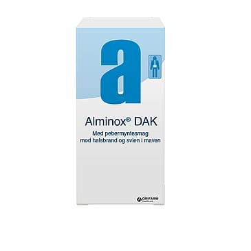 Alminox DAK 100 mg/500 mg tyggetabletter 100 tabl.