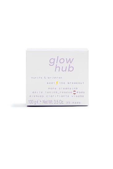 Glow Hub Purify & Brighten Pore Resque Lifesaver Toning Pads 35 stk