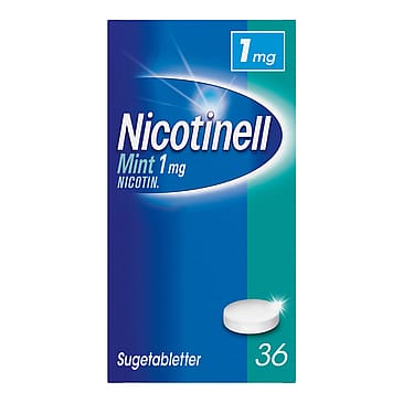 Nicotinell Mint Sugetablet 1 mg 36 stk