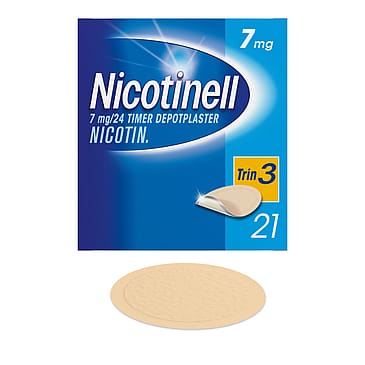 Nicotinell Depotplaster 7 mg 21 stk