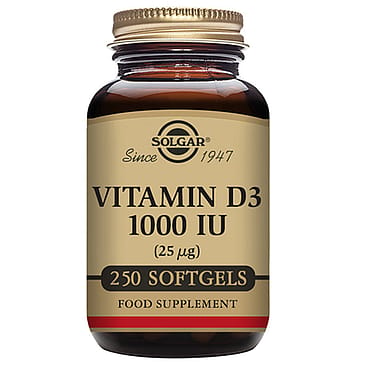 Solgar Vitamin D3 25 ug 250 kaps.