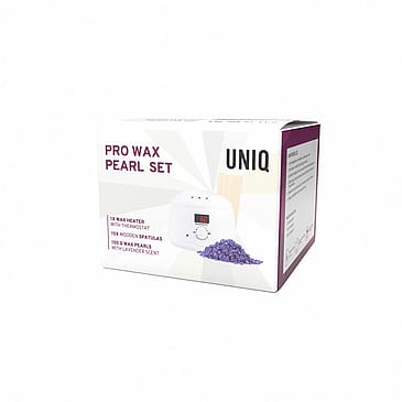 UNIQ Pro Wax Pearls Set med LED Display 1 stk