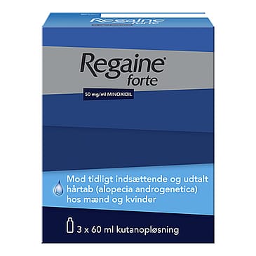 Regaine Forte 50 mg/ml, kutanopløsning 180 ml