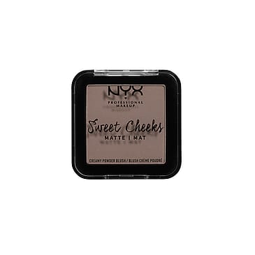 NYX PROFESSIONAL MAKEUP Sweet Cheeks Blush Creamy Powder Blush Matte So Taupe