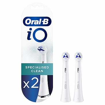 Oral-B iO Specialised  Børstehoveder 2 stk Hvid