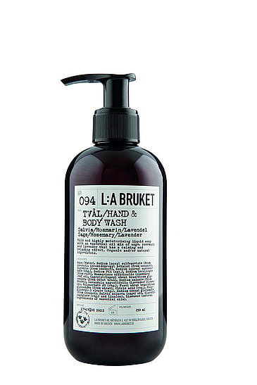 L:A BRUKET 094 Hand & Body Wash Sage/Rosemary/Lavender 240 ml