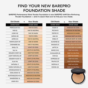 bareMinerals BarePro 16hr Skin-Perfecting Powder Foundation Fair 10 Warm