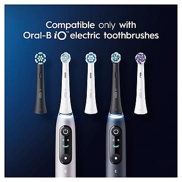 Oral-B iO Ultimate Clean Børstehoveder 6 stk Sort