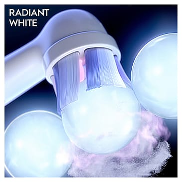 Oral-B iO Radiant Børstehoveder 4 stk Hvid