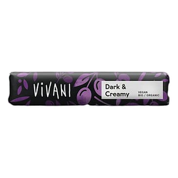Vivani Mørk Og Cremet Chokoladebar Ø 35 g