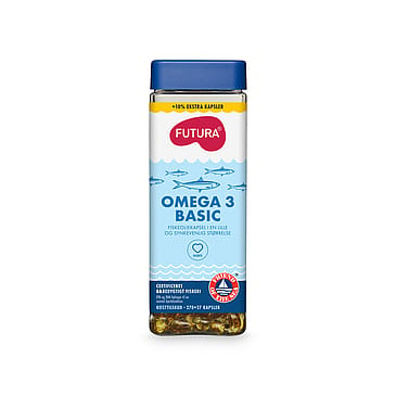 Futura Omega 3 Basic +10% ekstra kapsler 297 Stk