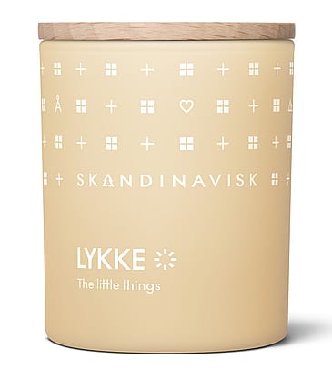 SKANDINAVISK LYKKE Duftlys med Låg 65 g