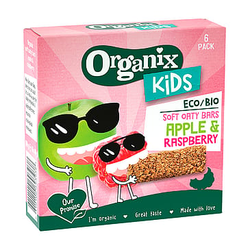 Organix Raspberry & Apple Oaty Bars Ø 180 g