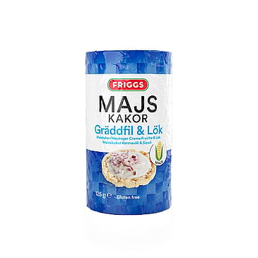 Friggs Majskakor Sour Cream & Onion 125 g
