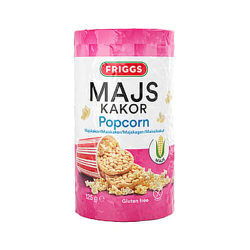 Friggs Majskakor Popcorn 125 g
