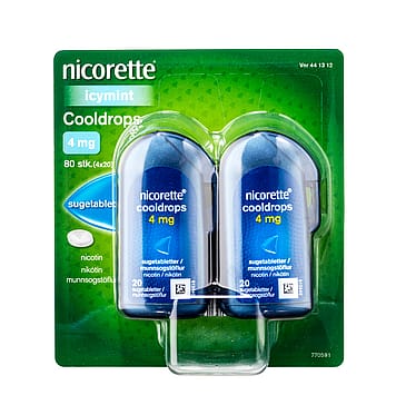 Nicorette® Cooldrops 2 mg sugetabletter 80 stk.