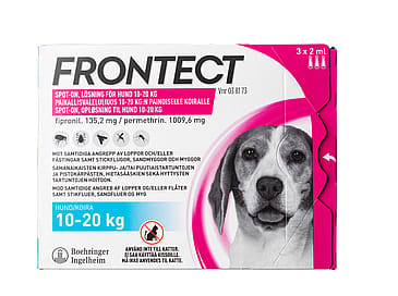 Frontect Spot-on, opløsning til hund 10-20 kg 3 stk.