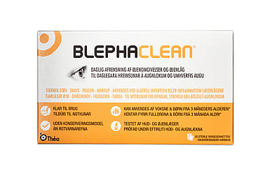 Blephaclean Renseservitetter t. øjne 20 stk