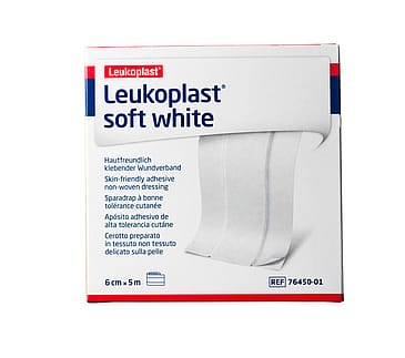 Leukoplast Plaster selvklæbende Soft White 6 cm 5 stk