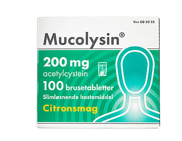 Mucolysin 200 mg, brusetabletter 100 stk.
