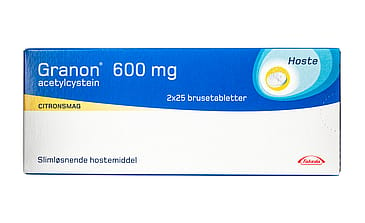 Granon Brusetabletter 600 mg 50 stk.