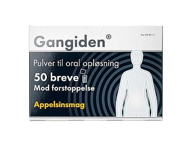 Gangiden Pulver 13,125 g + 351 mg + 179 mg + 47 mg, oral opløsning 50 stk.