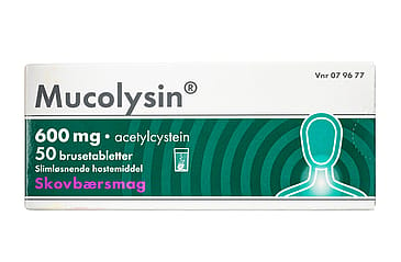 Mucolysin 600 mg brusetabletter 50 stk.