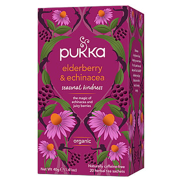 Pukka Hyldebær & Echinacea te Ø 20 breve