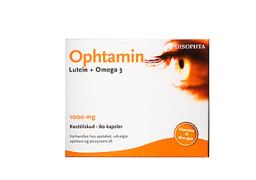 DeepSeaPharma Ophtamin Lutein+Omega3 60 stk.