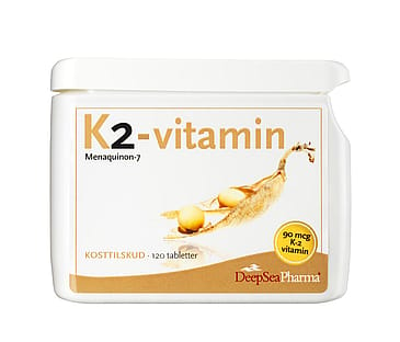 DeepSeaPharma K2-vitamin 90 mg 120 tabl.