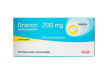 Granon Brusetabletter 200 mg 50 stk.