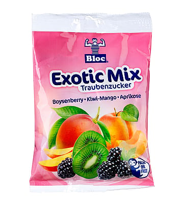 Bloc Druesukker Exotic Mix 18 stk.
