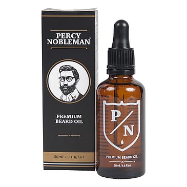 Percy Nobleman Beard Oil, Kraftigt skæg, 50 ml.