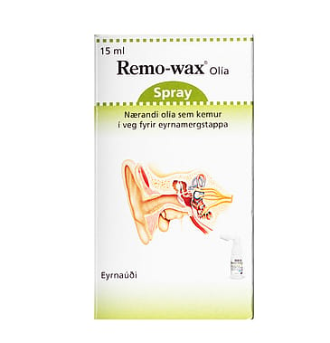Remo-wax Olie ørespray 15 ml