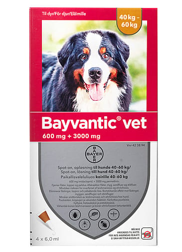 Advantage Vet Bayvantic® vet, spot-on, opløsning til hund 24 ml