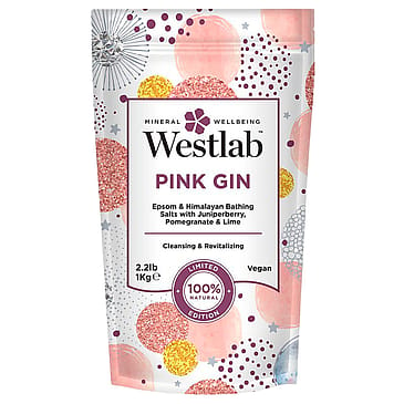 Westlab Epsom & Himalayan Badesalt Pink Gin 1 kg