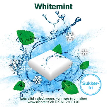 Nicorette® Whitemint 2 mg medicinsk tyggegummi 30 stk.