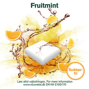 Nicorette® Fruitmint 4 mg medicinsk tyggegummi 30 stk.
