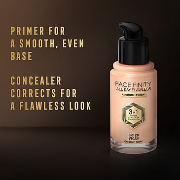 Max Factor All Day Flawless 3 In 1 Foundation 40 Ivory