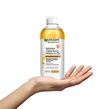 Garnier Skin Active Micellar Cleansing Water in Oil, Dry & Very Dry Skin 400 ml