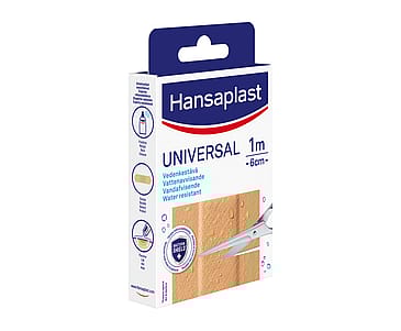 Hansaplast Universal Vandskyende Plaster 10x6 cm 10 stk