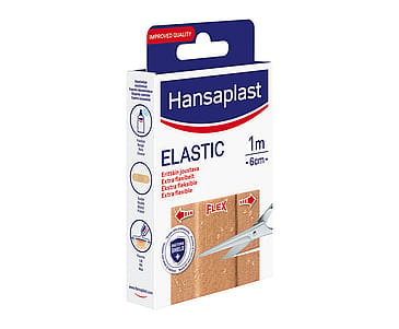 Hansaplast Elastic Length 100x6 cm 10 stk