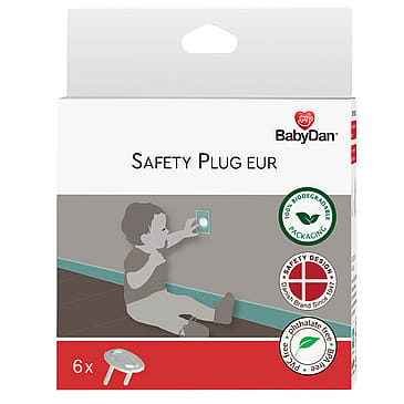 BabyDan Safety Plug Til Stikkontakt 6 stk.