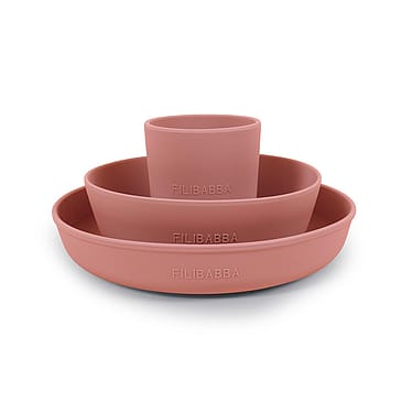 Filibabba Silikone Spisesæt Rose