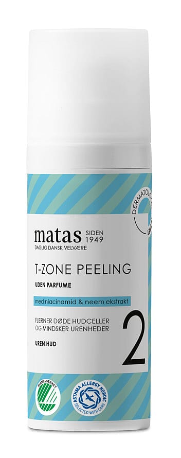 Matas Striber T-Zone Peeling til Uren Hud Uden Parfume 50 ml