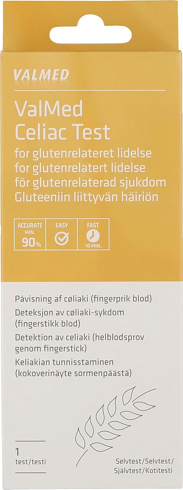 Køb Celiac Test 1 stk fra ValMed - Matas